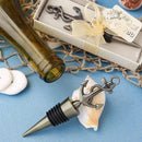 Celebration Party Supplies Stylish brass  Anchor design  metal bottle stopper Fashioncraft