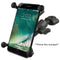 Cell Phone Mounts RAM Mount RAM Torque 3/8" - 5/8" Diameter Mini Rail Base with 1" Ball, Short Arm and X-Grip for Larger Phones [RAM-B-408-37-62-A-UN10] RAM Mounting Systems