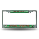 Car License Plate Frame Celtics Bling Chrome Frame