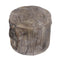 Cement Tree Stump Stool , Small, Brown-Accent and Garden Stools-Brown-Cement-JadeMoghul Inc.