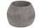 Cemented Bellied Flower Pot, Tall, Gray-Home Accent-Gray-Cement-JadeMoghul Inc.