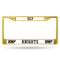 Lexus License Plate Frame Central Florida Gold Colored Chrome Frame