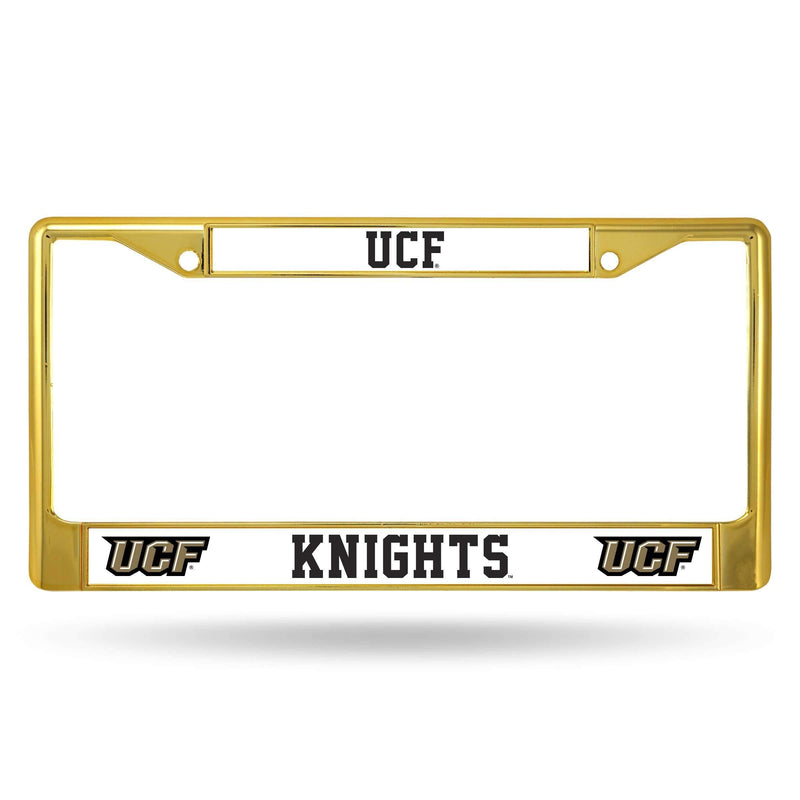 Lexus License Plate Frame Central Florida Gold Colored Chrome Frame