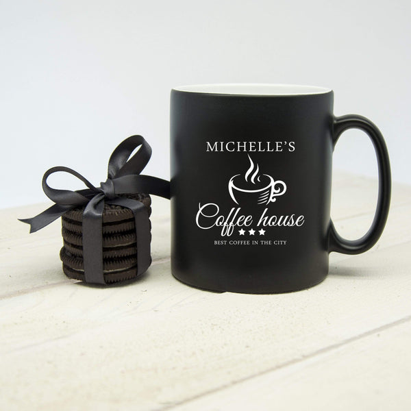 Ceramic Gifts & Accessories Discount Mugs Silhouette Coffee House Mug Treat Gifts