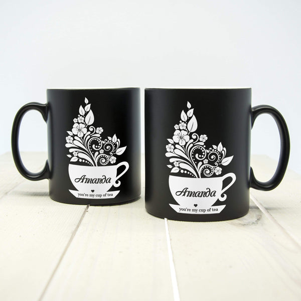 Ceramic Gifts & Accessories Discount Mugs Silhouette You're My Cup Of Tea Mug Treat Gifts