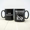 Ceramic Gifts & Accessories Discount Mugs Warning: New Dad Black Matte Mug Treat Gifts