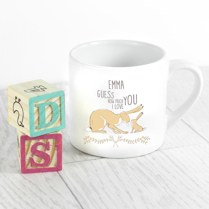 Ceramic Gifts & Accessories Personalised Mugs Guess How Much I Love You Babyccino Mug Treat Gifts