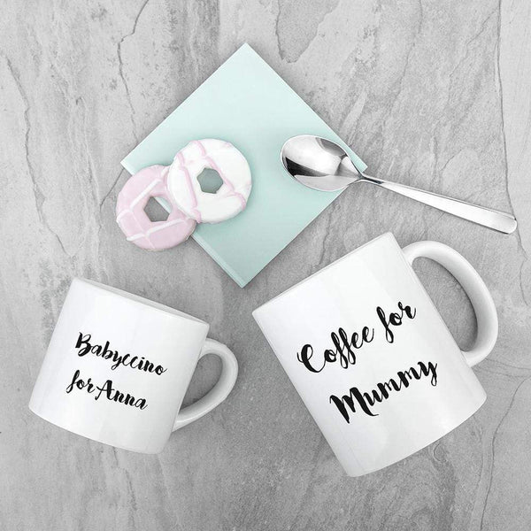 Ceramic Gifts & Accessories Personalized Gifts For Mom - Mummy & Me Coffee and Catch Up Mugs Treat Gifts