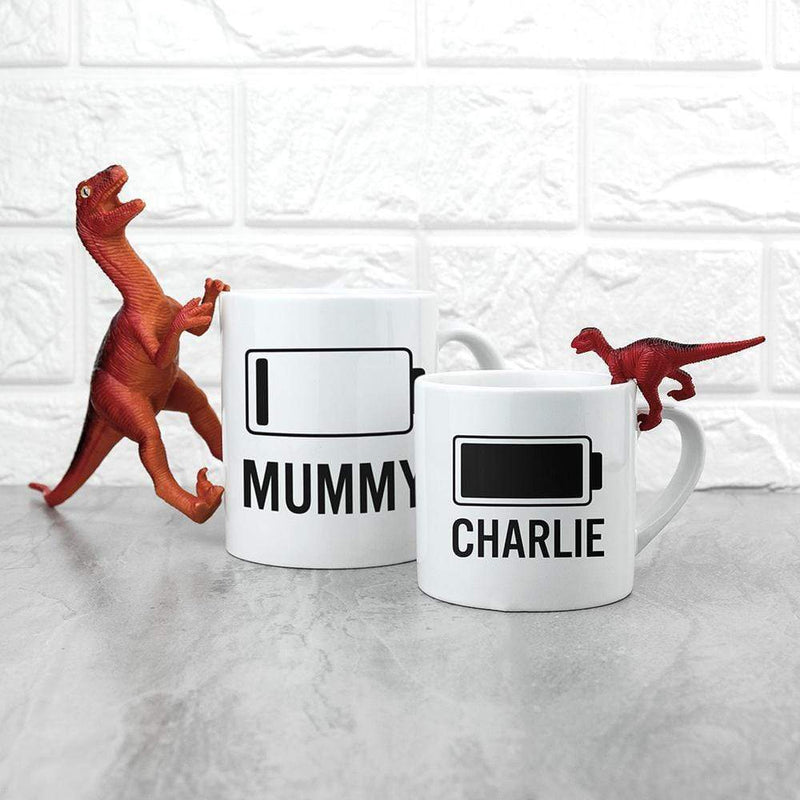 Ceramic Gifts & Accessories Personalized Gifts For Mom - Mummy & Me Low Battery Mugs Treat Gifts