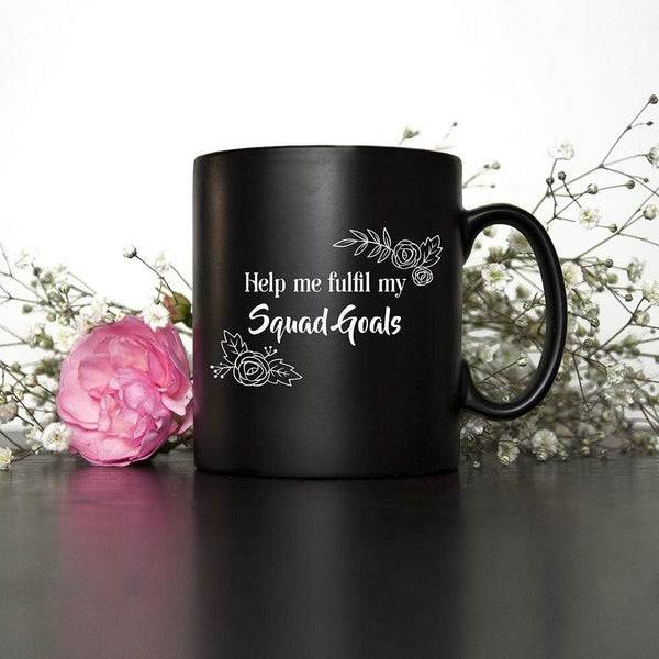 Ceramic Gifts & Accessories Squad Goals Personalized Mugs Bridesmaid Proposal Mug Treat Gifts