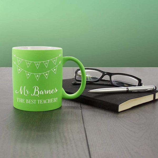 Ceramic Gifts & Accessories Teacher Gifts The Best Teacher Matte Colored Mug Treat Gifts