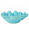 Ceramic Open Valve Clam Seashell Sculpture- Blue- Benzara-Sculptures-Blue-Ceramic-JadeMoghul Inc.