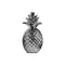 Ceramic Pineapple Figurine with Pimpled Accents, Silver-Home Accent-Silver-Ceramic-JadeMoghul Inc.