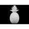 Ceramic Pineapple Figurine With Pimpled Accents, White-Home Accent-White-Ceramic-JadeMoghul Inc.