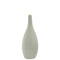 Ceramic Round SM Combed Vase with Small Mouth and Bellied Bottom, Gray-Vases-Gray-Ceramic-JadeMoghul Inc.
