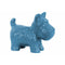 Ceramic Standing Welsh Terrier Dog Figurine, Glossy Blue-Home Accent-Blue-Ceramic-JadeMoghul Inc.