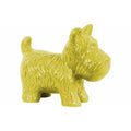 Ceramic Standing Welsh Terrier Dog Figurine, Glossy Yellow-Home Accent-Yellow-Ceramic-JadeMoghul Inc.