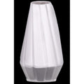 Ceramic Vase With Low Belly And Tapered Bottom, White-Vases-White-Ceramic-Matte Finish-JadeMoghul Inc.