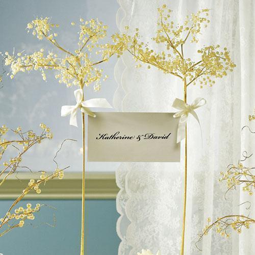 Ceremony Decorations Pearl & Vintage Gold Wire Fantasy Tree (Pack of 1) Weddingstar