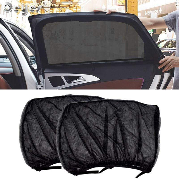 Ceyes 2pcs Car Styling Accessories Sun Shade Auto UV Protect Curtain Side Window Sunshade Mesh Sun Visor Protection Window Films JadeMoghul Inc. 