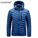 CHAIFENKO Brand Winter Warm Waterproof Jacket Men 2020 New Autumn Thick Hooded Parkas Mens Fashion Casual Slim Jacket Coat Men AExp
