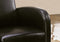 Chairs Accent Chair - 29" x 27'.5" x 32'.5" Brown, Foam, Solid Wood, Leather-Look - Accent Chair HomeRoots