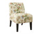 Chairs Accent Chair - 30'.5" X 22'.5" X 33'.5" Floral Pattern Upholstered Accent Chair HomeRoots