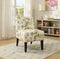 Chairs Accent Chair - 30'.5" X 22'.5" X 33'.5" Floral Pattern Upholstered Accent Chair HomeRoots