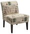 Chairs Accent Chair - 30" X 23" X 33" Fabric And Espresso Accent Chair HomeRoots