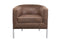 Chairs Accent Chair - 31" X 32" X 29" Brown Edgy Accent Chair HomeRoots