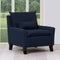 Chairs Accent Chair - 32" X 32" X 28 Navy Accent Chair HomeRoots