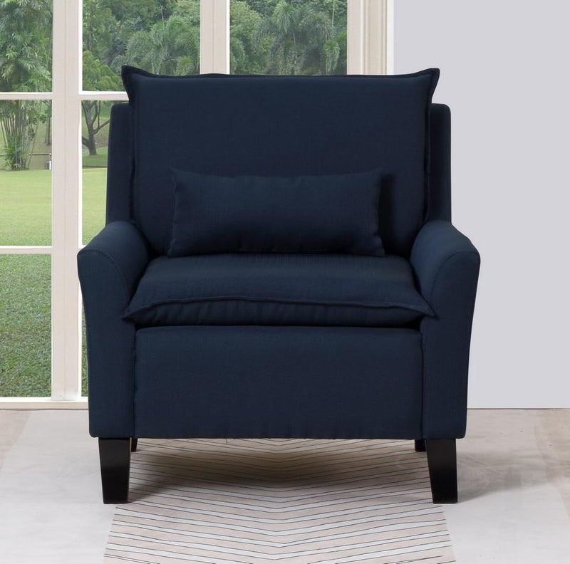 Chairs Accent Chair - 32" X 32" X 28 Navy Accent Chair HomeRoots