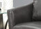 Chairs Accent Chair - 33" x 29'.75" x 35" Charcoal Grey/Leather-Look - Accent Chair HomeRoots