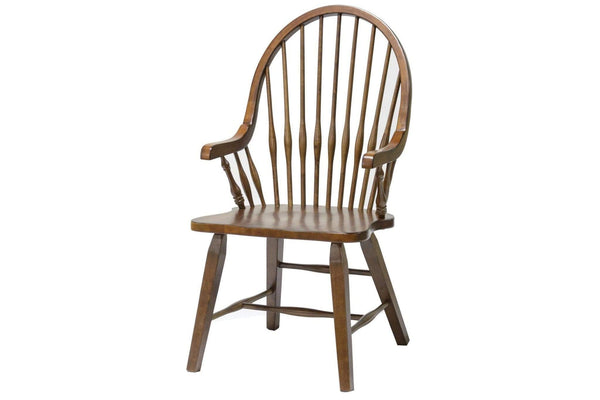 Chairs Armchairs and Accent Chairs - 21.5" X 21.5" X 41" Tobacco Hardwood Teakwood Arm Chair HomeRoots