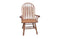 Chairs Armchairs and Accent Chairs - 23.5" X 18" X 41.25" Harvest Oak Hardwood Arm Chair HomeRoots