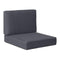Chairs Armchairs and Accent Chairs - 24.5" X 26.5" X 22" Dark Gray Cushion Arm Chair HomeRoots