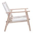 Chairs Armchairs and Accent Chairs - 28.9" X 33.1" X 34.4" White W And White Arm Chair HomeRoots
