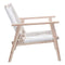 Chairs Armchairs and Accent Chairs - 28.9" X 33.1" X 34.4" White W And White Arm Chair HomeRoots