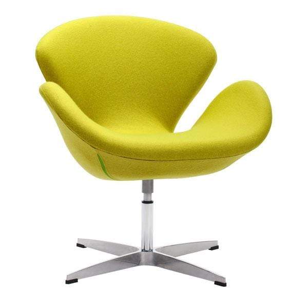 Chairs Armchairs and Accent Chairs - 28" X 26.8" X 30" Pistachio Green Polyblend Arm Chair HomeRoots