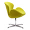Chairs Armchairs and Accent Chairs - 28" X 26.8" X 30" Pistachio Green Polyblend Arm Chair HomeRoots