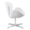 Chairs Armchairs and Accent Chairs - 28" X 26.8" X 30" White Leatherette Arm Chair HomeRoots