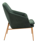 Chairs Armchairs and Accent Chairs - 28" x 29.5" x 33.9" Green, Velvet, Metal, Arm Chair HomeRoots
