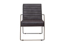 Chairs Armchairs and Accent Chairs - 30" X 22" X 32" Grey Foam Metal Fabric Plywood Arm Chair HomeRoots
