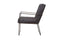 Chairs Armchairs and Accent Chairs - 30" X 22" X 32" Grey Foam Metal Fabric Plywood Arm Chair HomeRoots