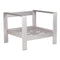 Chairs Armchairs and Accent Chairs - 31.9" X 27.6" X 24.6" Faux Frame Arm Chair HomeRoots