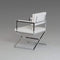 Chairs Armchairs and Accent Chairs - 33" White Leatherette and Steel Dining Arm Chair HomeRoots