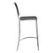 Chairs Bar Chairs - 14" X 20" X 37.5" 2 Pcs Black Leatherette Chromed Steel Bar Chair HomeRoots