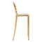 Chairs Bar Height Chairs - 18.9" X 19.3" X 44.9" 2 Pcs Gold Polished Stainless Steel Bar Chair HomeRoots