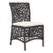 Chairs Beach Lounge Chair - 19.5" X 23" X 34.5" Beautiful Brown Outdoor Chair HomeRoots
