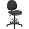 Chairs Best Office Chair - 20" x 24" x 41" Black Fabric Chair HomeRoots